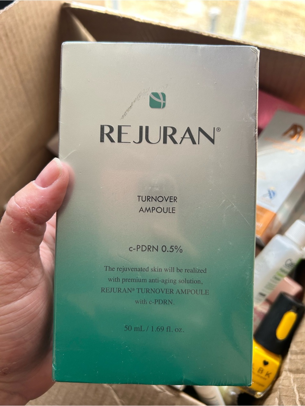 Rejuran Turnover Ampoule c-PDRN 0.5% – Green